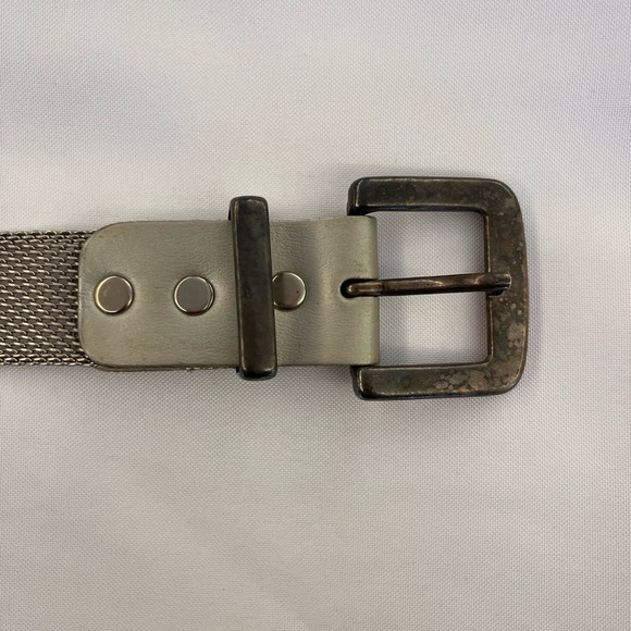 VINTAGE Mesh Metal Belt - Picture 3 of 5
